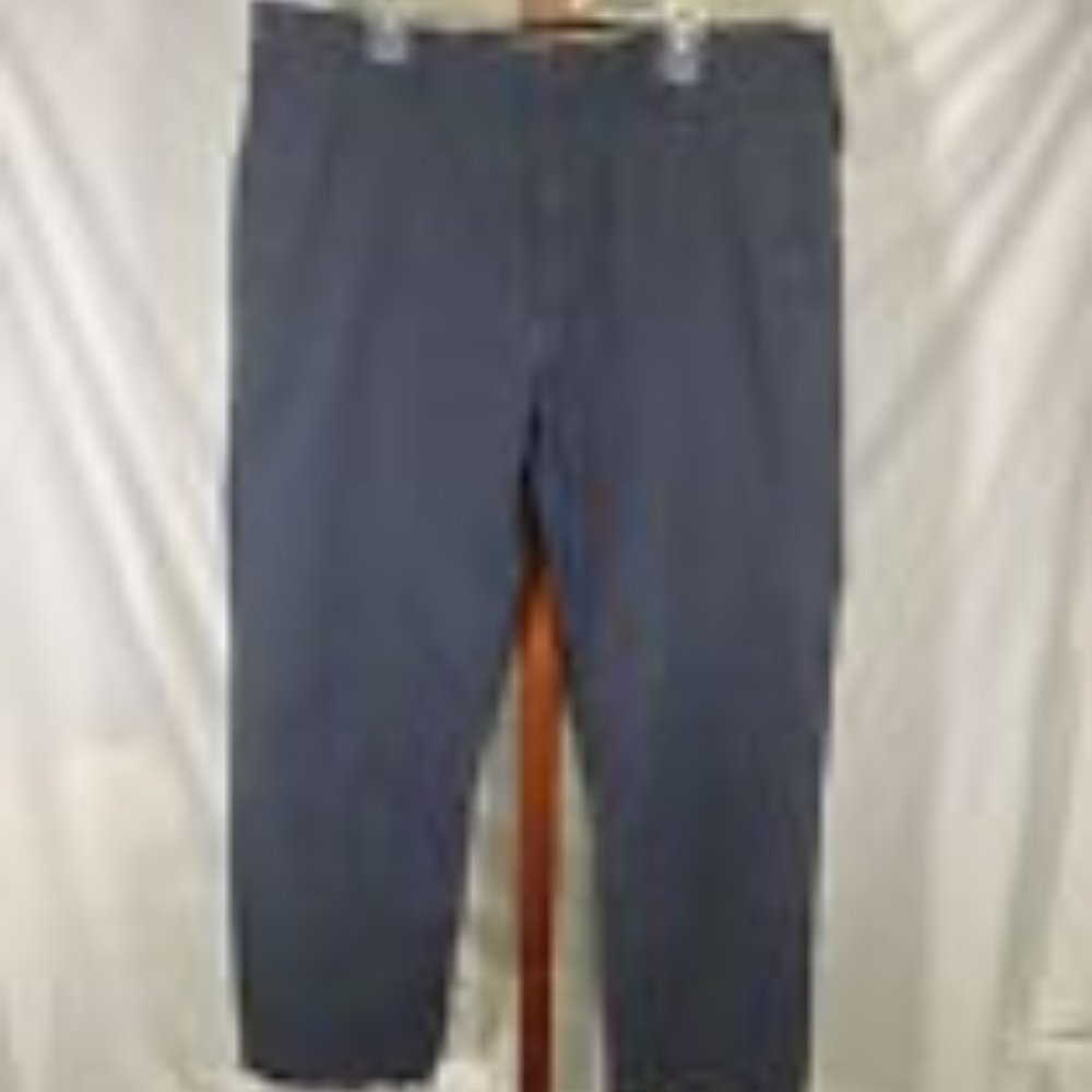 Banana Republic Emerson Chino Pants Mens 34x32 Blue Cotton Flat Front Casual